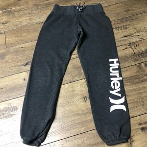 Boys Grey Hurley Sweatpants